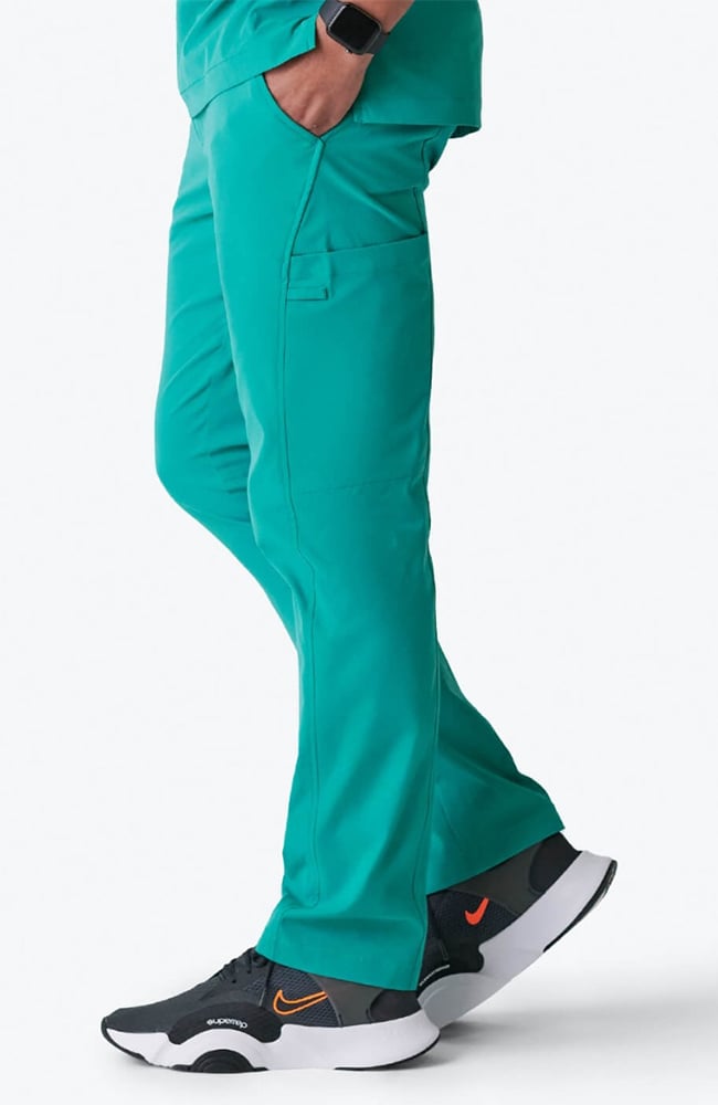 Men's Summit Cargo Drawstring Scrub Pant, SUR Surgical Green | green, large