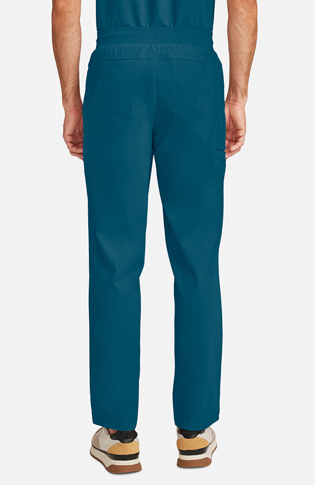 Men's Scrub Set: Vapor 3-Pocket Top &  Zephyr Straight Leg Pant, CAR Caribbean Blue | caribbean blue, large