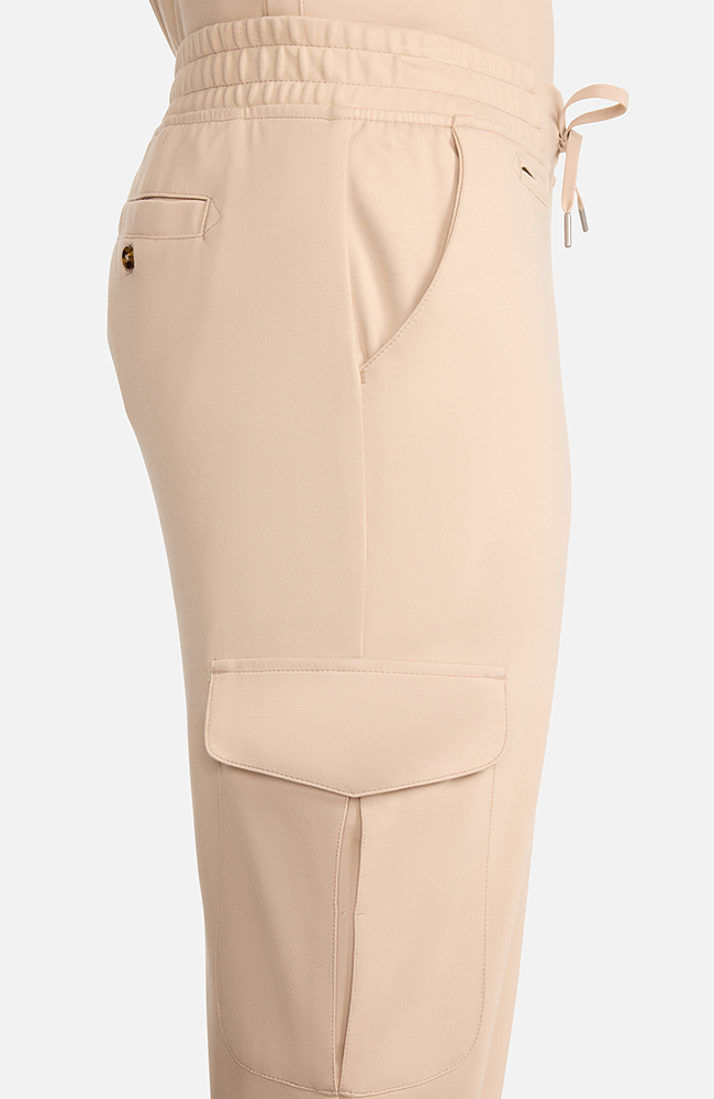 Men's Ponte Cargo Scrub Pant, TAT Toasted Tan | brown, large