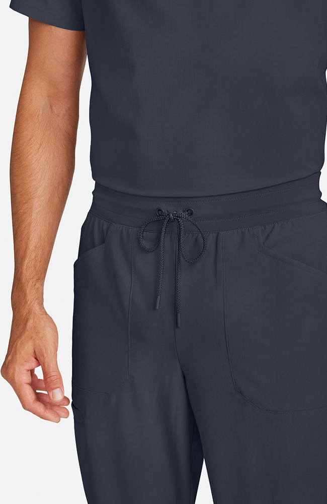Men's Scrub Set: Vapor 3-Pocket Top &  Zephyr Straight Leg Pant, PWT Pewter | pewter, large