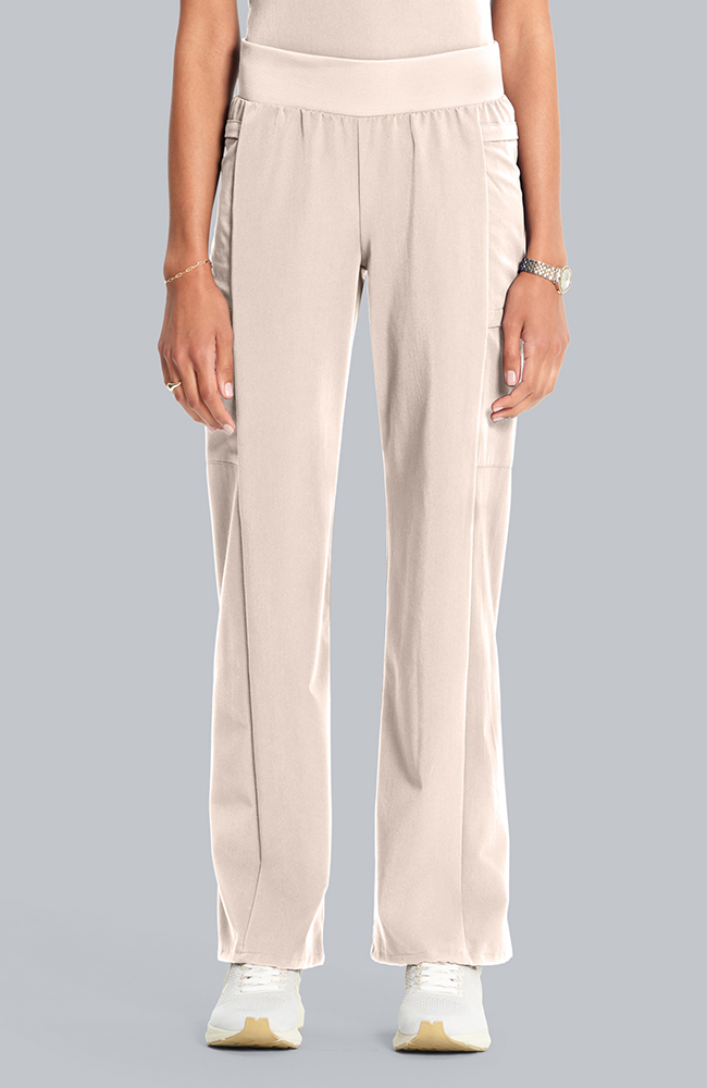 Women's Anemone 5-Pocket Straight Leg Scrub Pant, TAT Toasted Tan | brown, large