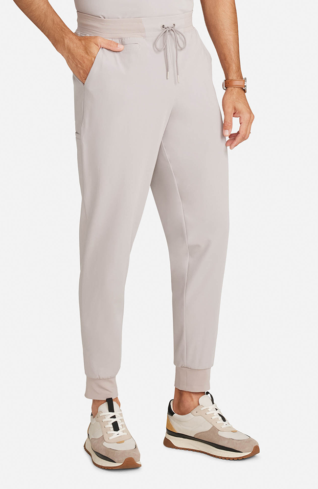 Men's Drift 6-Pocket Jogger Scrub Pant, WMS Warm Stone | grey, large