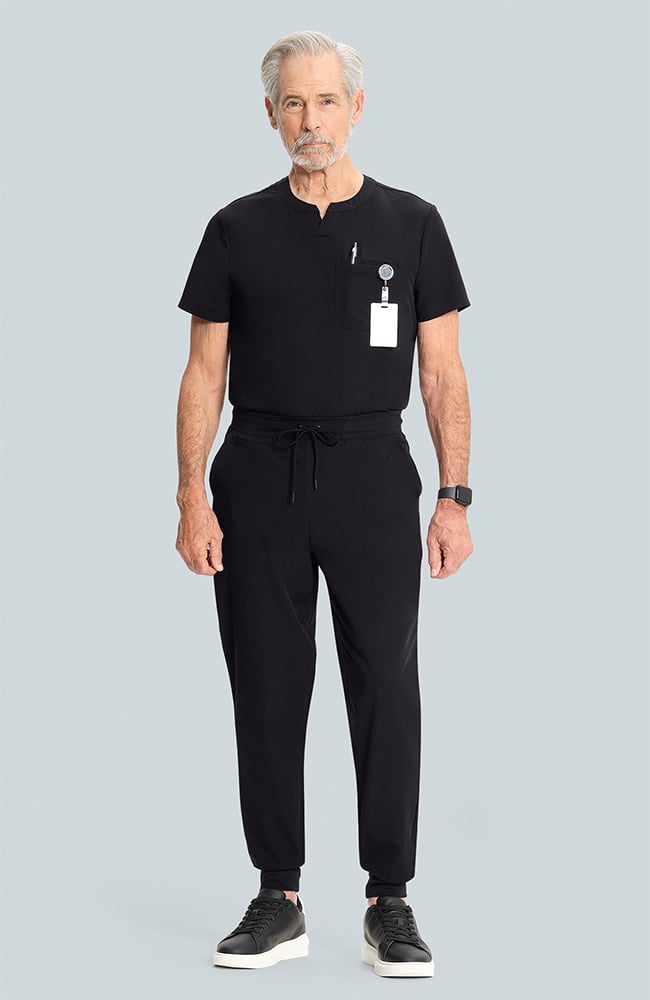 Men's Scrub Set: Cirrus Split Neck Top & Drift Jogger Pant, , large