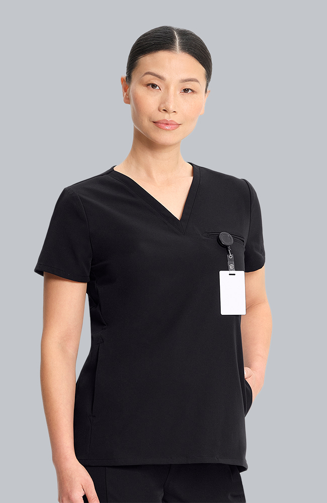 Women's Scrub Set: Flora 3-Pocket Top & Straight Leg Ankle Pant, , large