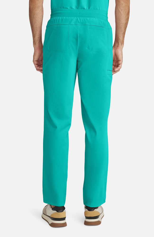 Men's Zephyr 5-Pocket Straight Leg Scrub Pant, SGR Surgical Green | green, large