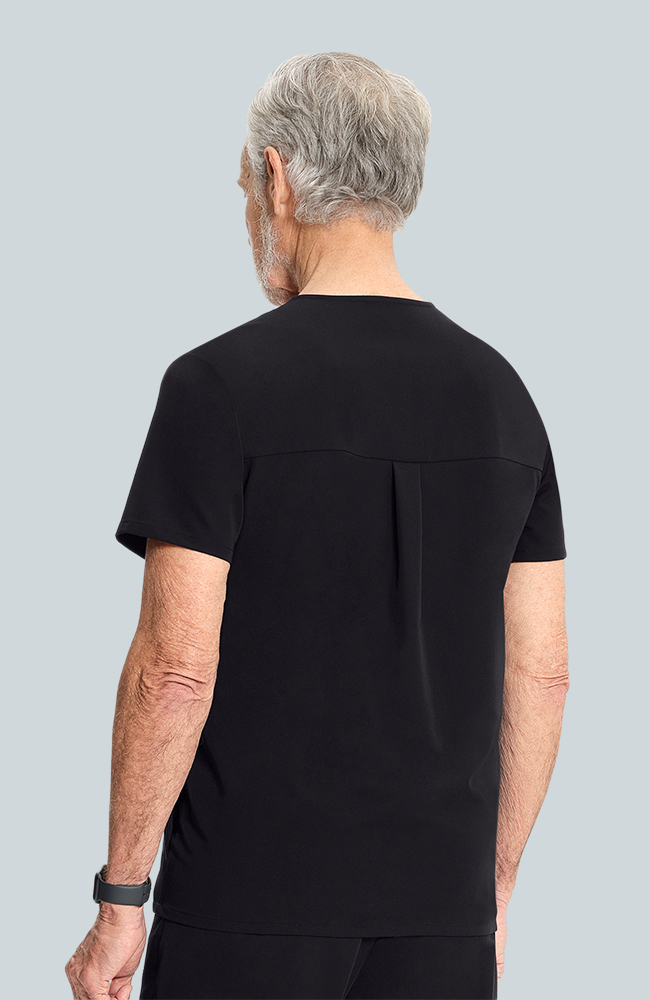 Men's Scrub Set: Vapor 3-Pocket Top &  Zephyr Straight Leg Pant, BLK Black | black, large