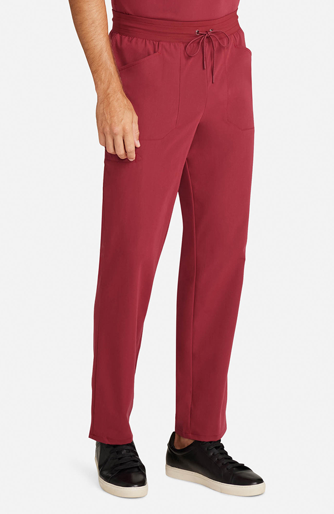 Men's Zephyr 5-Pocket Straight Leg Scrub Pant, CHW Cherry Wood | red, large