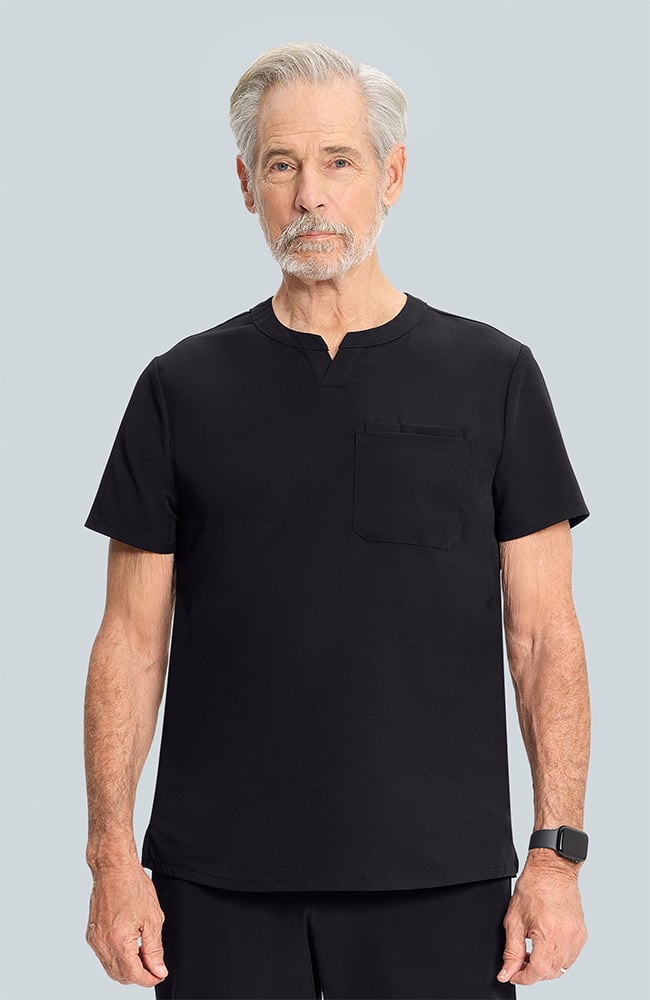 Men's Cirrus Split Crew Neck Scrub Top, , large