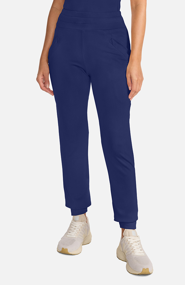 Women's Ponte Jogger Scrub Pant, NAV Navy | navy, large