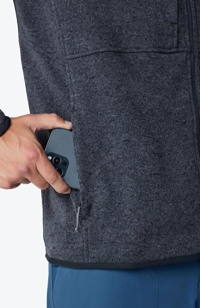 Men's Strata Performance Fleece Scrub Jacket, IRN Iron | grey, large