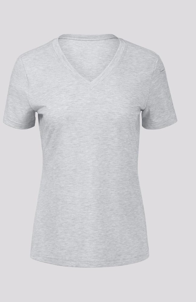 Women's Eco Short Sleeve Tee, LGH Light Heather Grey | grey, large