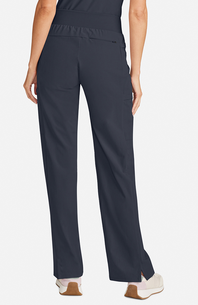 Women's Anemone 5-Pocket Straight Leg Scrub Pant, PWT Pewter | pewter, large