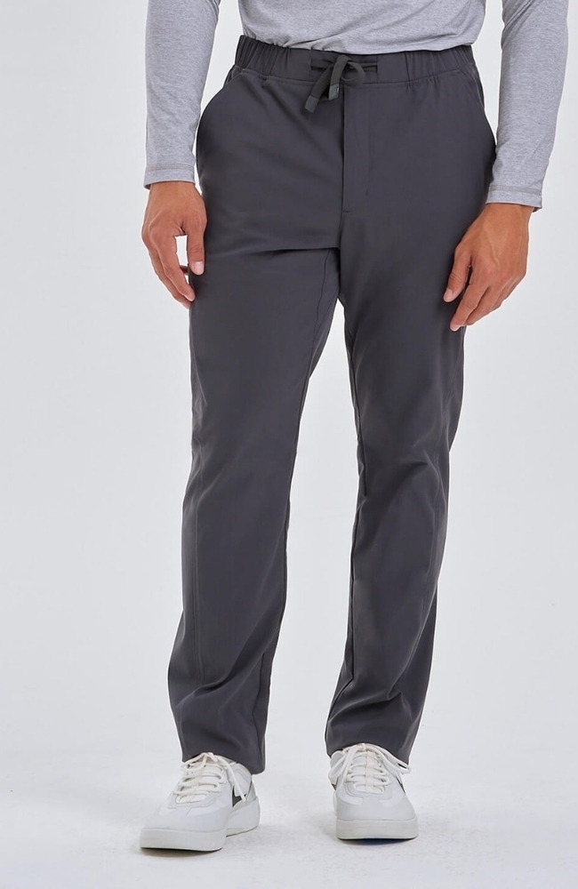 Men's Summit Cargo Drawstring Scrub Pant, PWT Pewter, large