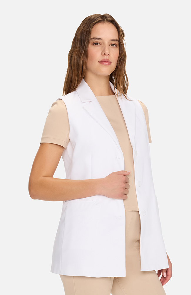 Women's 29" Convertible Blazer, WHT White | white, large