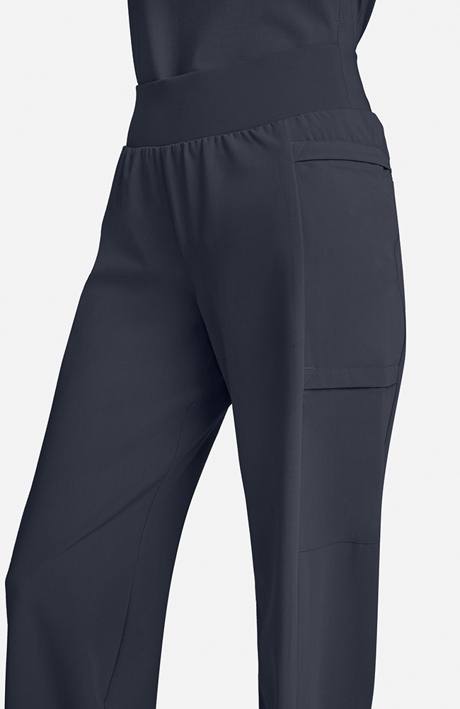 Women's Anemone 5-Pocket Straight Leg Scrub Pant, PWT Pewter | pewter, large