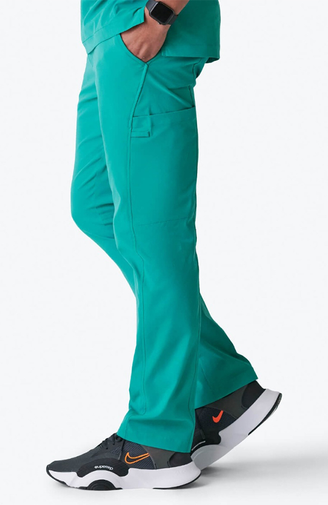 Men's Summit Cargo Drawstring Scrub Pant, SUR Surgical Green | green, large