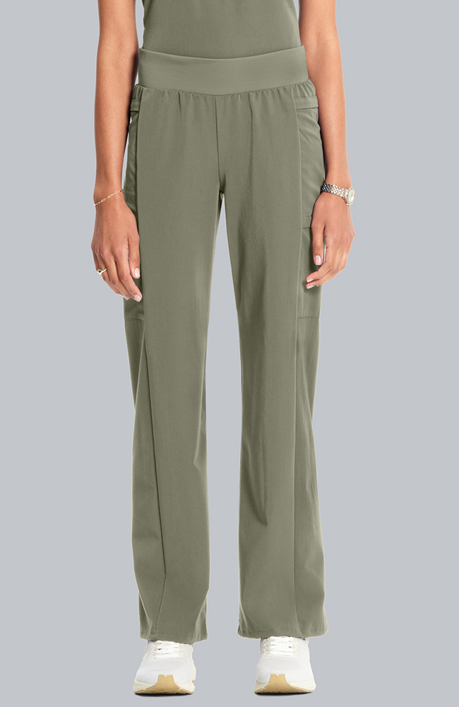 Women's Anemone 5-Pocket Straight Leg Scrub Pant, OLV Olive | olive, large