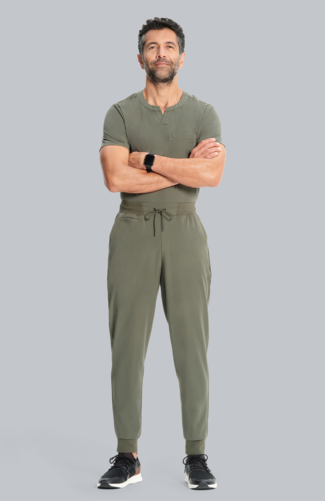 Men's Drift 6-Pocket Jogger Scrub Pant, OLV Olive | olive, large