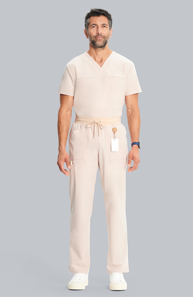 Men's Zephyr 5-Pocket Straight Leg Scrub Pant, TAT Toasted Tan | brown, large