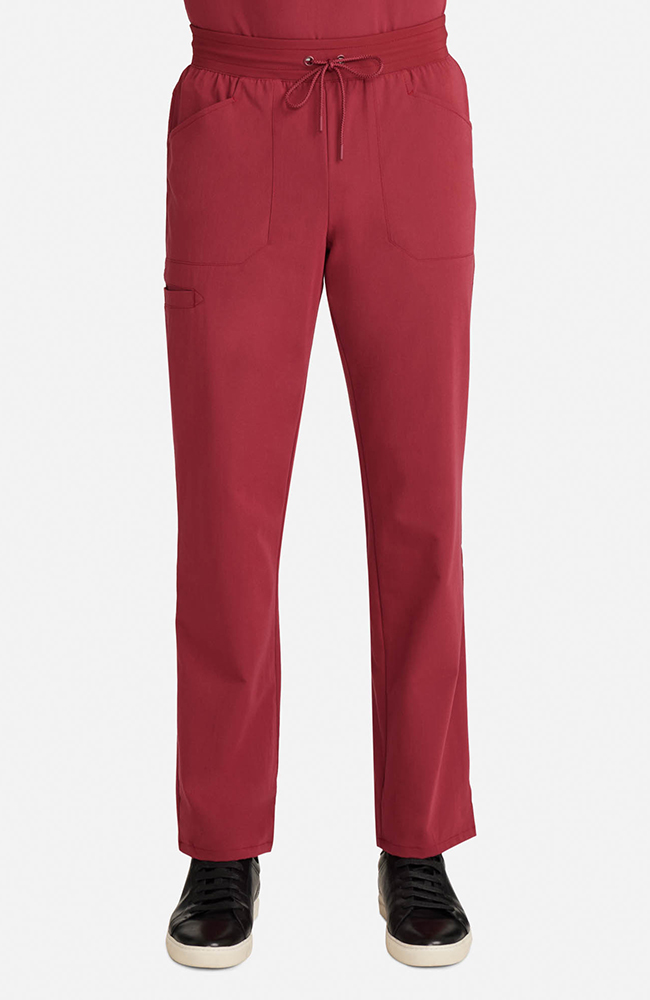 Men's Zephyr 5-Pocket Straight Leg Scrub Pant, CHW Cherry Wood | red, large