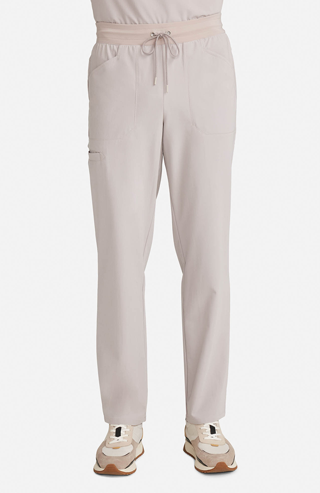 Men's Zephyr 5-Pocket Straight Leg Scrub Pant, WMS Warm Stone | grey, large