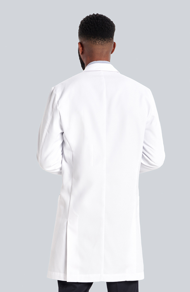 Men's M3 E. Wilson Slim Fit 36¾” Lab Coat, WHT White, large