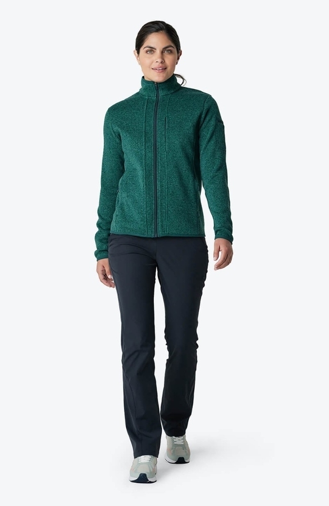 Women's Strata Sweater Fleece Jacket, JAD Jade, large