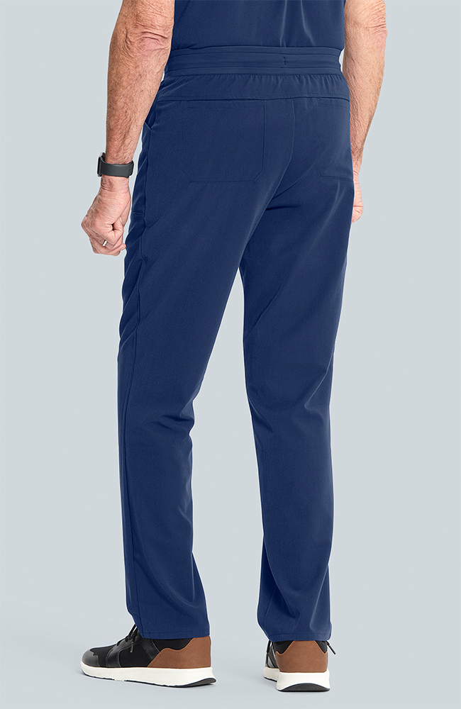 Men's Zephyr 5-Pocket Straight Leg Scrub Pant, NAV Navy, large