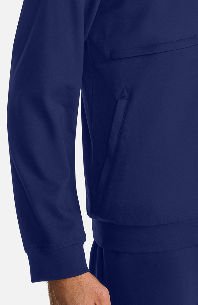 Men's Ponte Track Jacket, NAV Navy, large