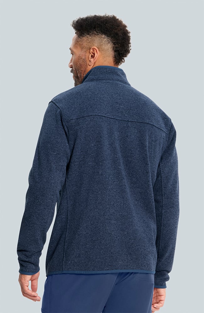 Men's Strata Performance Fleece Scrub Jacket, , large