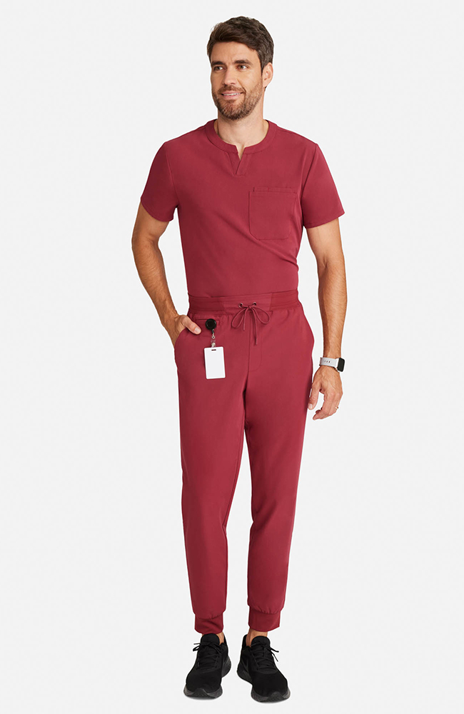 Men's Drift 6-Pocket Jogger Scrub Pant, CHW Cherry Wood | red, large