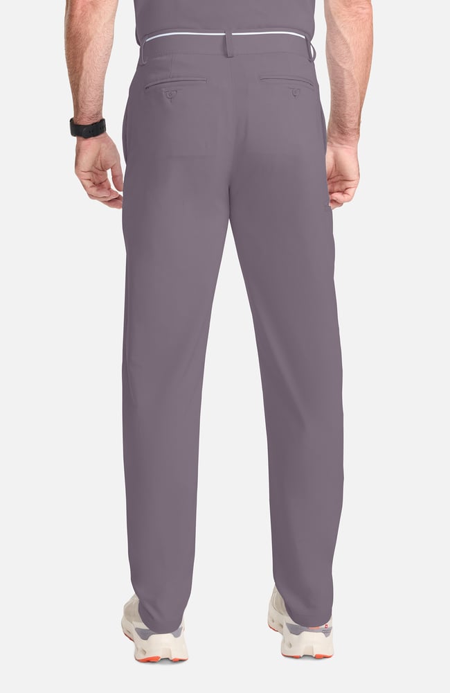 Men's Pintuck Tapered Scrub Pant, MIN Mink, large