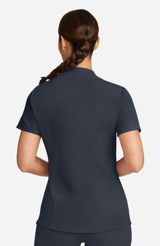 Women's Scrub Set: Taiga Welt Pocket Top & Bosque Jogger Pant, PWT Pewter | pewter, large