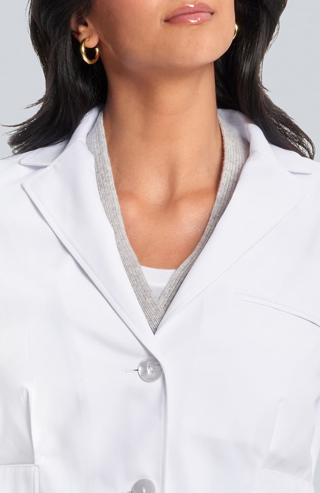 Women's M3 Estie Classic Fit 36&frac12;" Lab Coat, WHT White | white, large