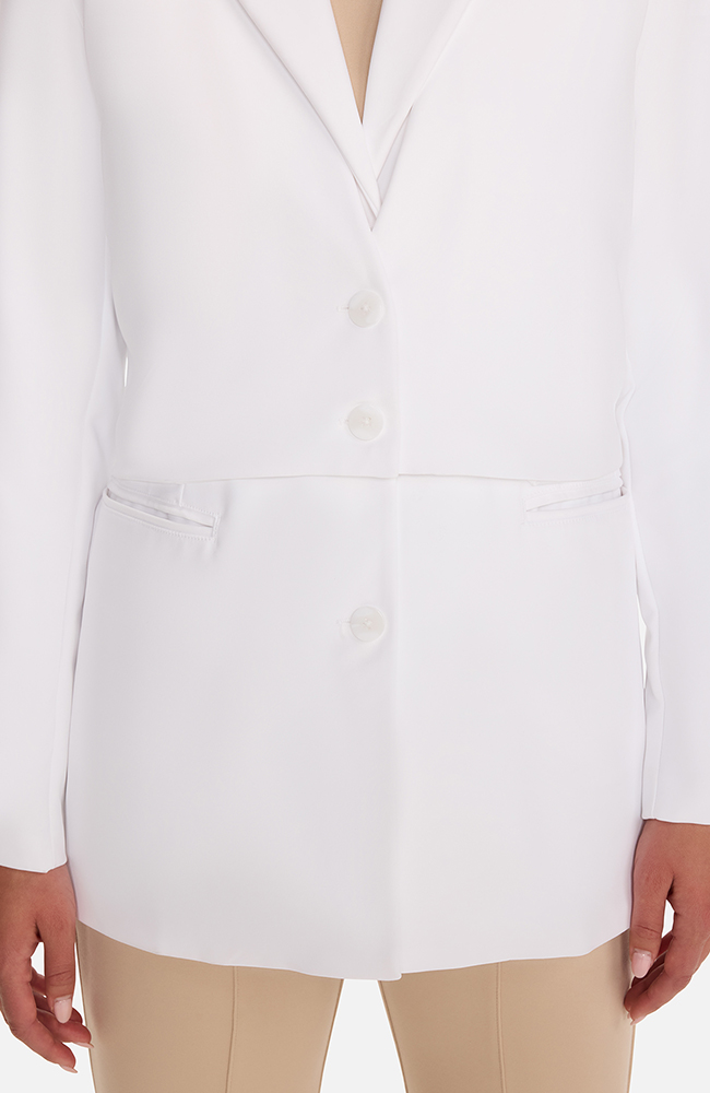 Women's 29" Convertible Blazer, WHT White | white, large