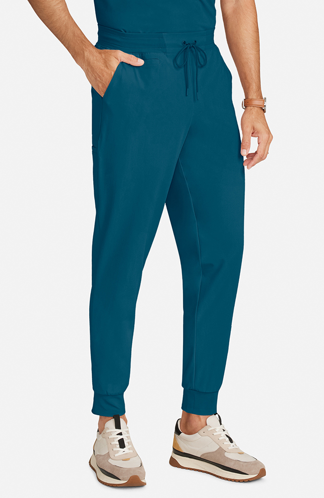 Men's Drift 6-Pocket Jogger Scrub Pant, CAR Caribbean Blue | caribbean blue, large