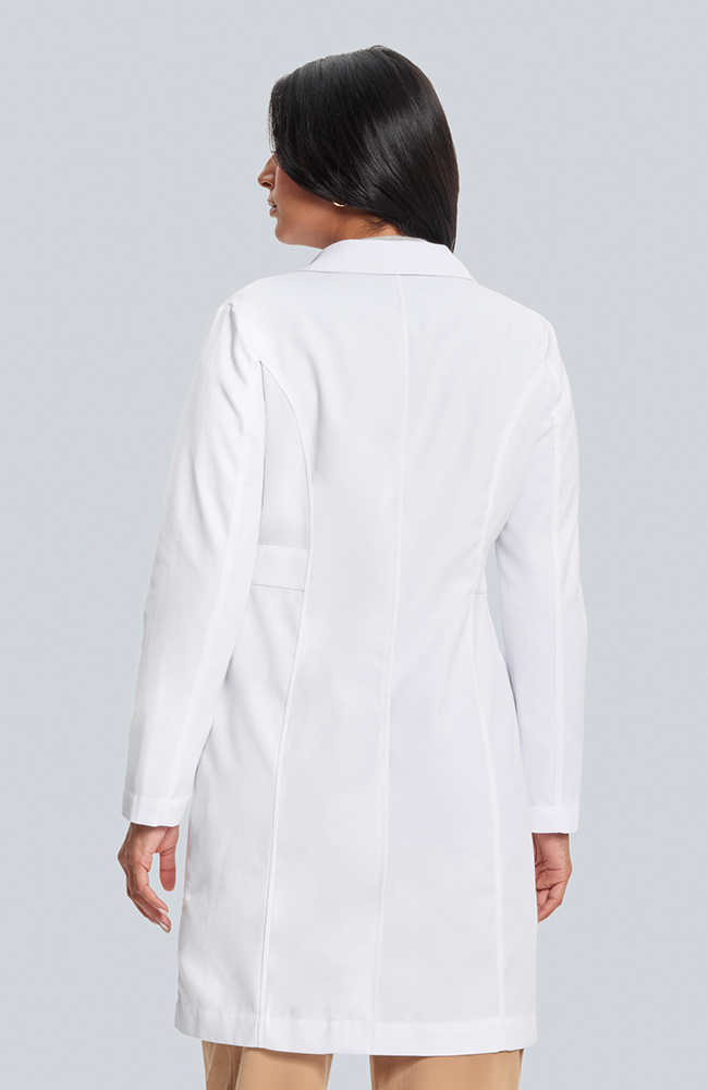 Women's M3 Estie Classic Fit 36&frac12;" Lab Coat, WHT White | white, large