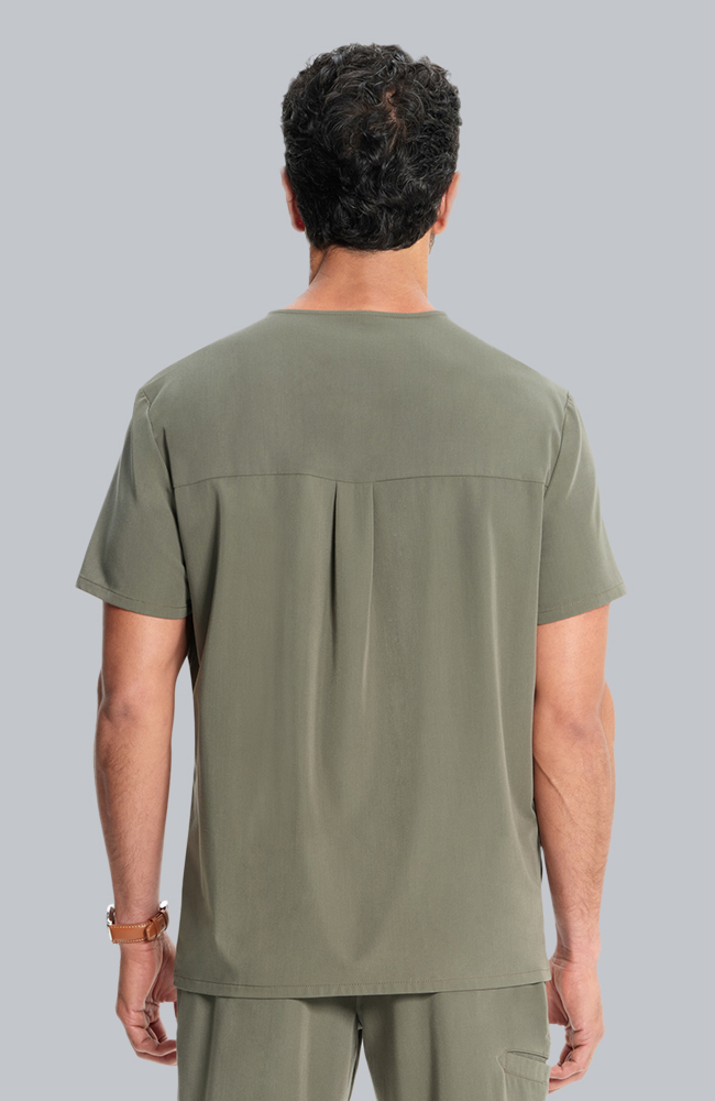 Men's Scrub Set: Vapor 3-Pocket Top &  Drift Jogger Pant, OLV Olive | olive, large