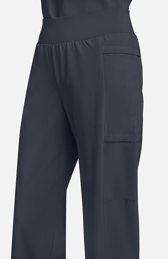 Women's Anemone 5-Pocket Straight Leg Scrub Pant, PWT Pewter | pewter, large