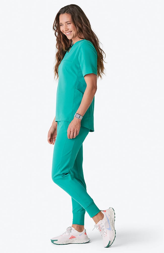 Women's Helio Jogger Scrub Pant, SUR Surgical Green | green, large