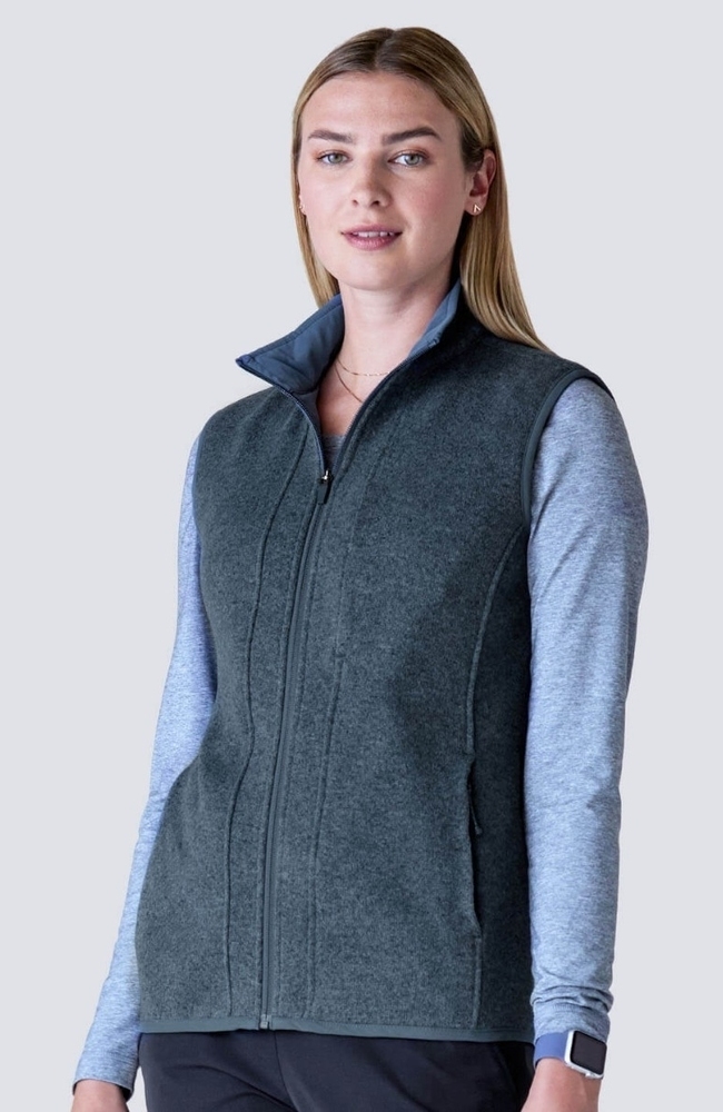 Clearance Women's Strata Sweater Fleece Vest, , large