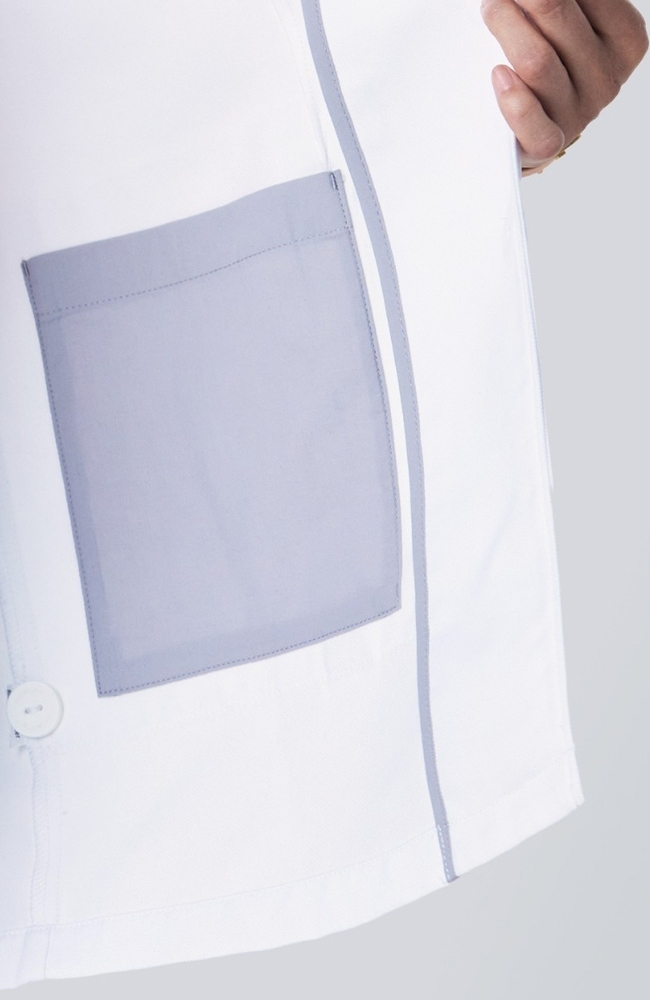 Women's G. Cori 33&frac12;" Lab Coat, WHT White | white, large