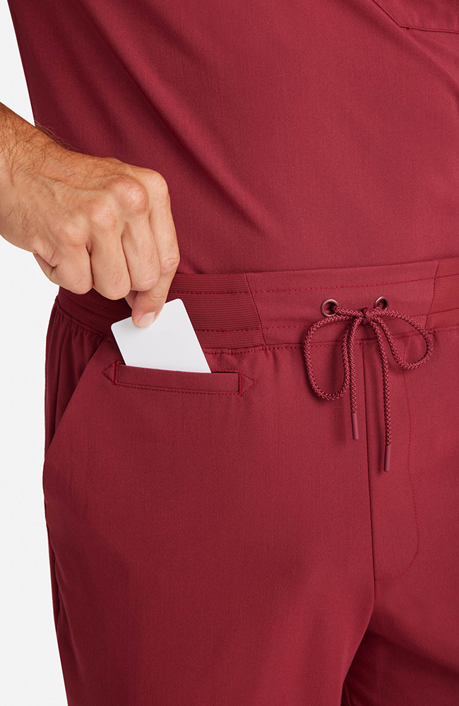 Men's Drift 6-Pocket Jogger Scrub Pant, CHW Cherry Wood | red, large