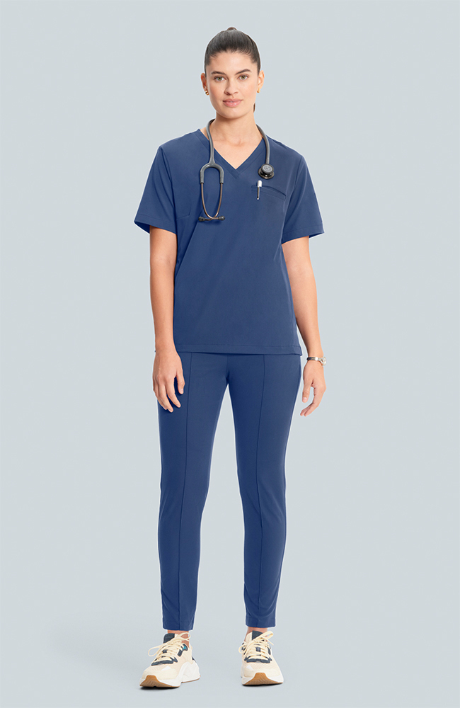Women's Vista V-Neck Scrub Top, , large