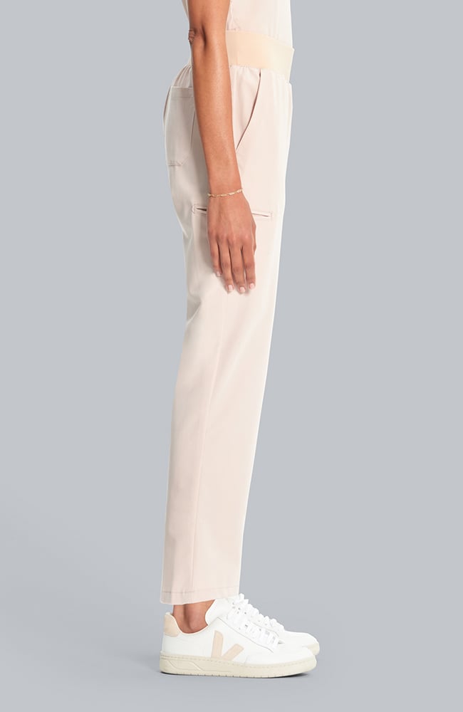 Women's Straight Leg Ankle Scrub Pant, TAT Toasted Tan | brown, large