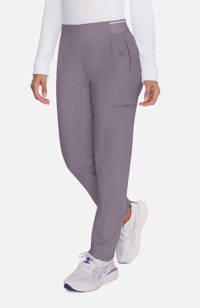 Women's Tapered Cropped Scrub Pant, MIN Mink | grey, large