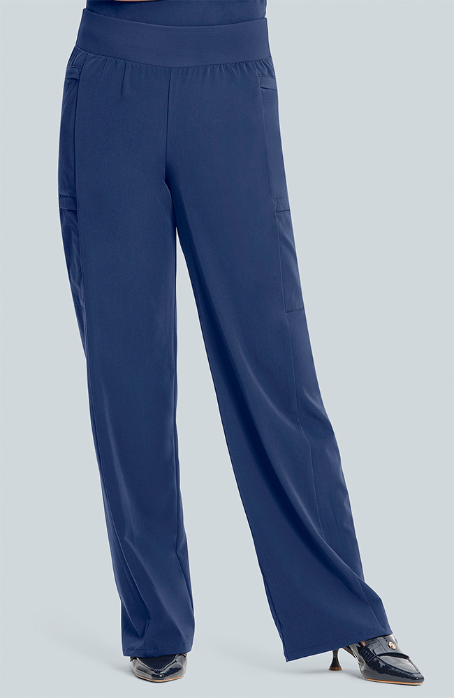Women's Anemone 5-Pocket Straight Leg Scrub Pant, NAV Navy | navy, large