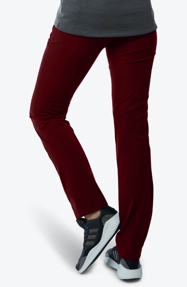 Women's Argon Scrub Pant, SNG Sangria | wine, large