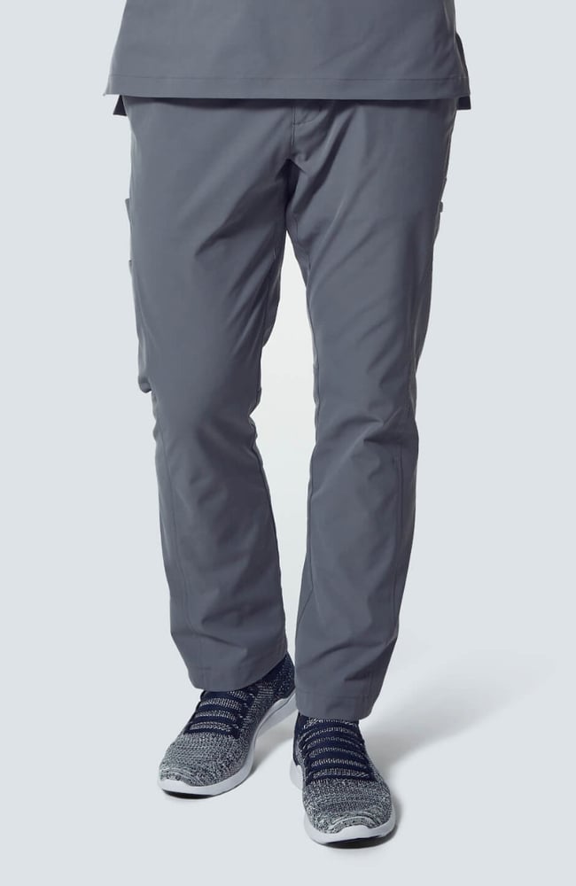 Men's Summit Cargo Drawstring Scrub Pant, GRE Grey | grey, large