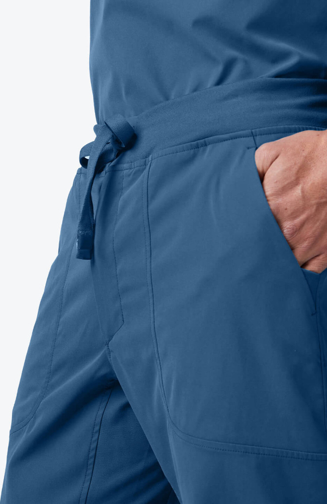 Men's Ascent Jogger Scrub Pant, OCE Ocean | blue, large
